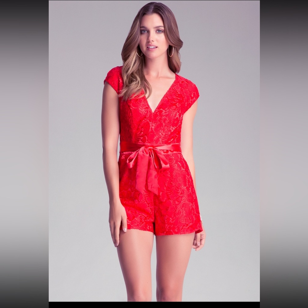 Bebe Lace Romper